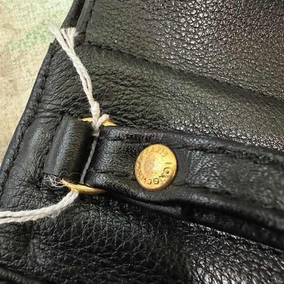 Vintage Longchamp Clutch Black Wallet Purse - Picture 5 of 8
